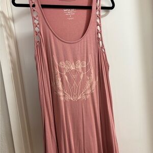 Torrid Pink Tank Top with Sleek Design